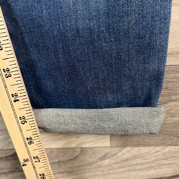 Levi's Flatters Flaunts Skinny Jeans Womens 8 Blue Medium Wash Faded Stretch Zip - Picture 9 of 11